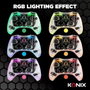 Konix Crystal Manette sans fil pour Nintendo Switch, Switch OLED, PC et PS4