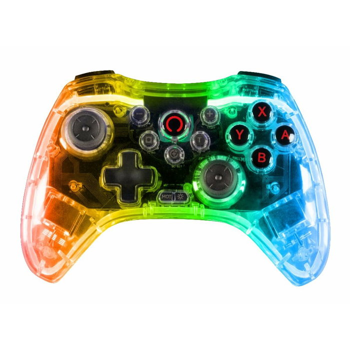 Konix Crystal Manette sans fil pour Nintendo Switch, Switch OLED, PC et PS4