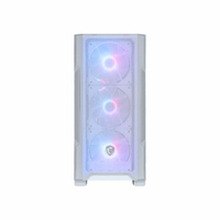 Boîtier ATX semi-tour MSI 306-7G20W21-HH9 Blanc Acier Verre trempé