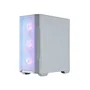 MSI MAG Forge M100R - Boîtier PC Gaming Micro-ATX Blanc Moyen Tour - Ventilateurs ARGB, Plexiglas Trempé, Ports USB 3.2, Filtres Magnétiques pour un Excellent Flux d'Air