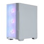 MSI Mag Forge M100R Boîtier PC Gaming Midi Tower Blanc Vitre Trempée 3 Ventilateurs 120mm