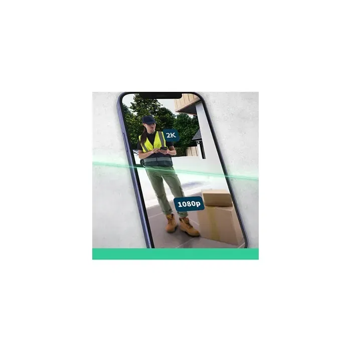 Arlo AVDK4001-100PES Sonnette Vidéo Sécurité WiFi sans Fil, Détection de Mouvement, Sonnerie Intelligente, Sirène Intégrée, Audio Bidirectionnel