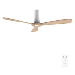 Ventilateur de plafond Cecotec EnergySilence 5400 Classic 40W Ø132cm Blanc/Bois 6 vitesses