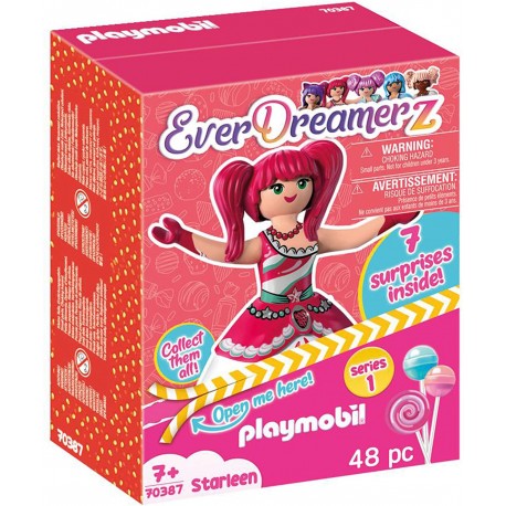 Playmobil Everdreamerz Starleen Candy World - Personnage avec 7 surprises, à partir de 7 ans