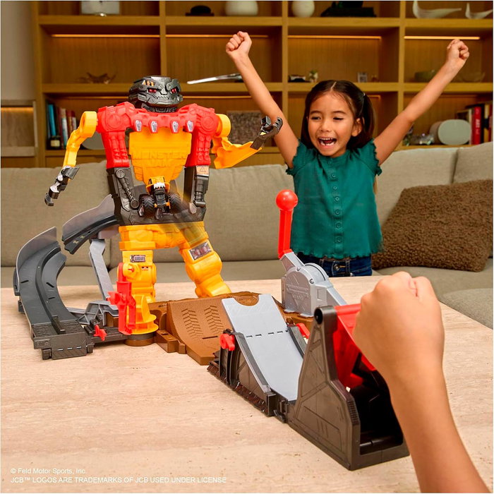 Spin Master Monster Jam Playset SmashBot avec camion Smash & Bash Spin Master Monster Jam Playset SmashBot avec camion Smash & Bash