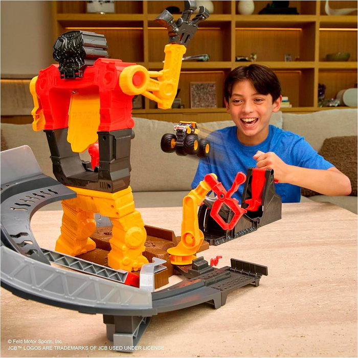 Spin Master Monster Jam Playset SmashBot avec camion Smash & Bash Spin Master Monster Jam Playset SmashBot avec camion Smash & Bash