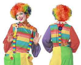 Tirantes Grandes 42 cm x 13.5 cm pour Costume de Clown ou Cirque - Accessoire pour Fête Déguisée