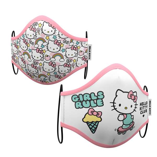 My Other Me Hello Kitty Premium Masque en tissu hygiénique réutilisable 6-9 ans