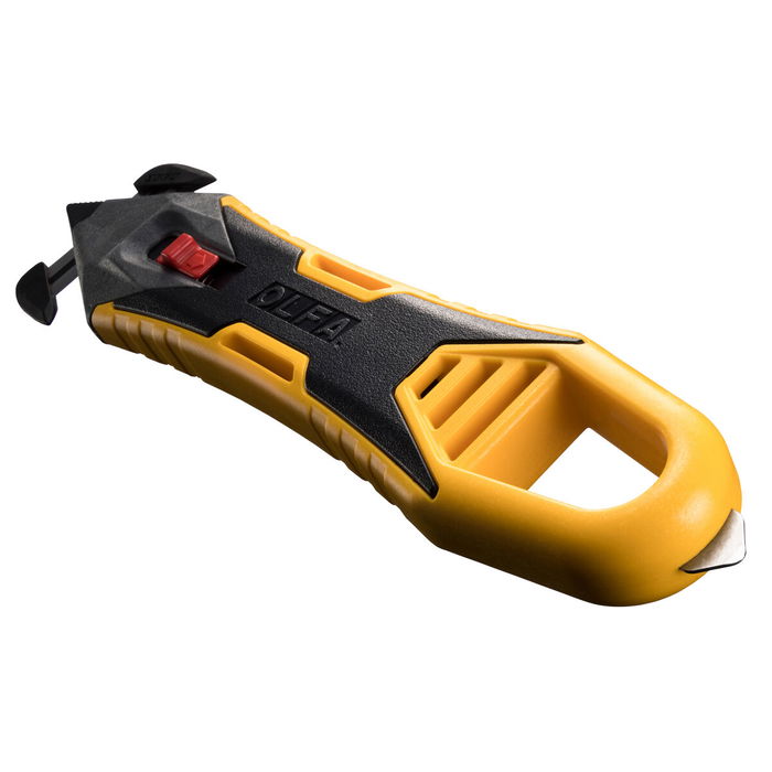 Cutter Olfa Jaune Noir Métal Acier inoxydable Plastique De Sécurité
