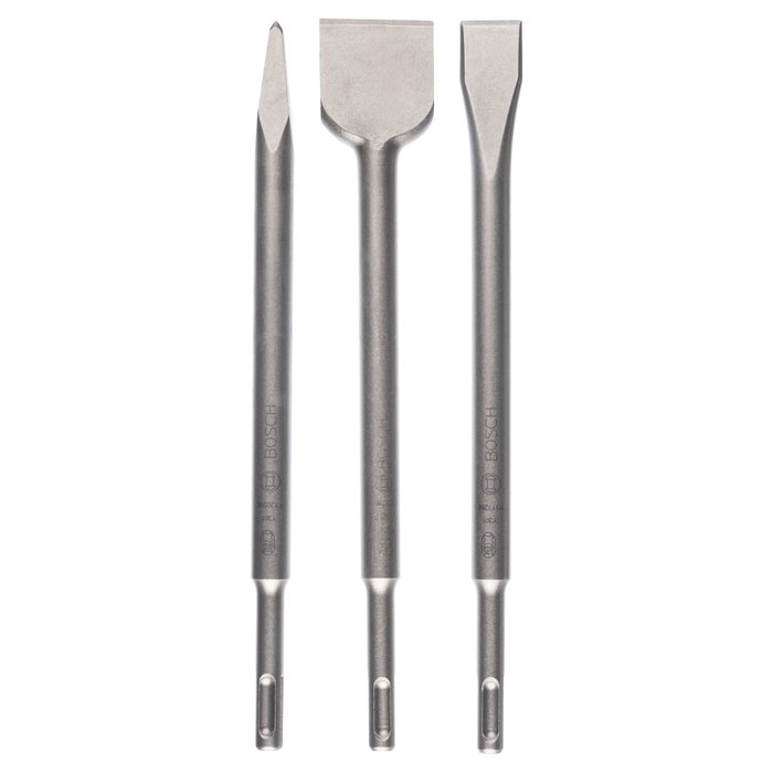 Bosch Set de 3 burins SDS-plus Bosch Set de 3 burins SDS-plus
