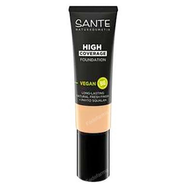 SANTE NATURKOSMETIK Maquillage Fluide Haute Couverture 01 Cool Ivory 36 g SANTE NATURKOSMETIK Maquillage Fluide Haute Couverture 01 Cool Ivory 36 g