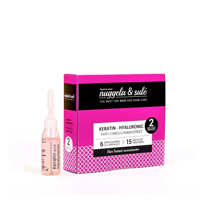 Nuggela & Sule Set Duo Keratin Hyaluronic Après-shampooing Traitement Nuggela & Sule Set Duo Keratin Hyaluronic Après-shampooing Traitement