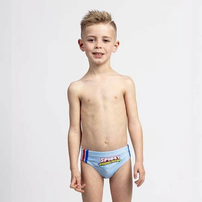 Cerdá Slip Baño Spidey Bleu clair, 3 Ans