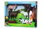 Molto Set de figurines animaux de la ferme - Jouet en plastique pour enfants dès 3 ans - Langues : espagnol, anglais
