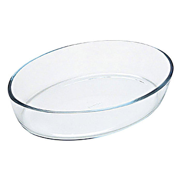 Pyrex Plat à four ovale en verre borosilicate 35 x 24 cm
