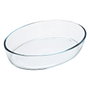 Pyrex Plat à four ovale en verre borosilicate 35 x 24 cm