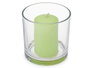 Acorde Porte-bougie Taco Bougie Jasmin 10x10x10 cm Vert (Set de 6)