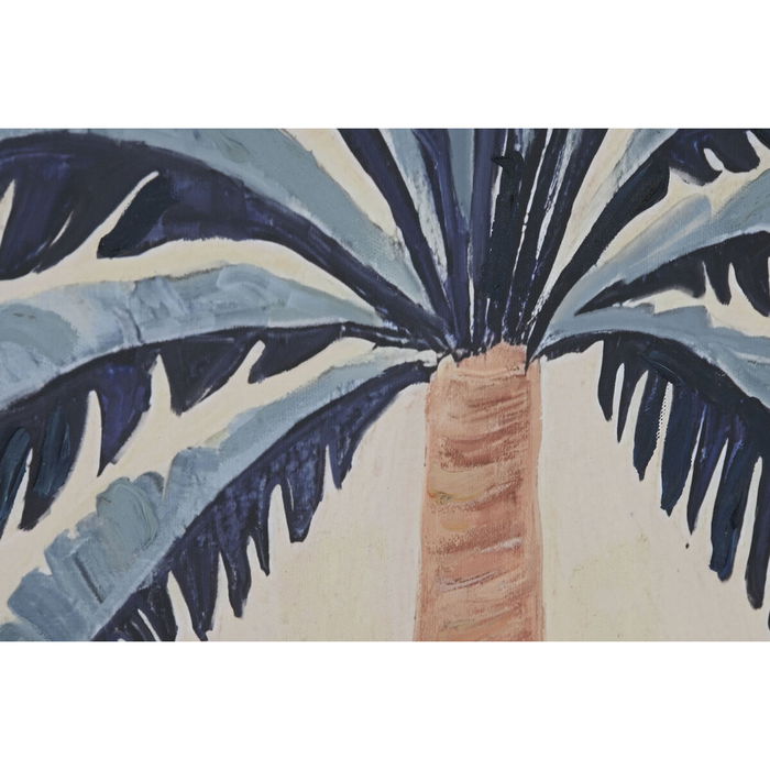 Toile Home ESPRIT Vert Beige Palmiers Colonial 75 x 4 x 100 cm (2 Unités)