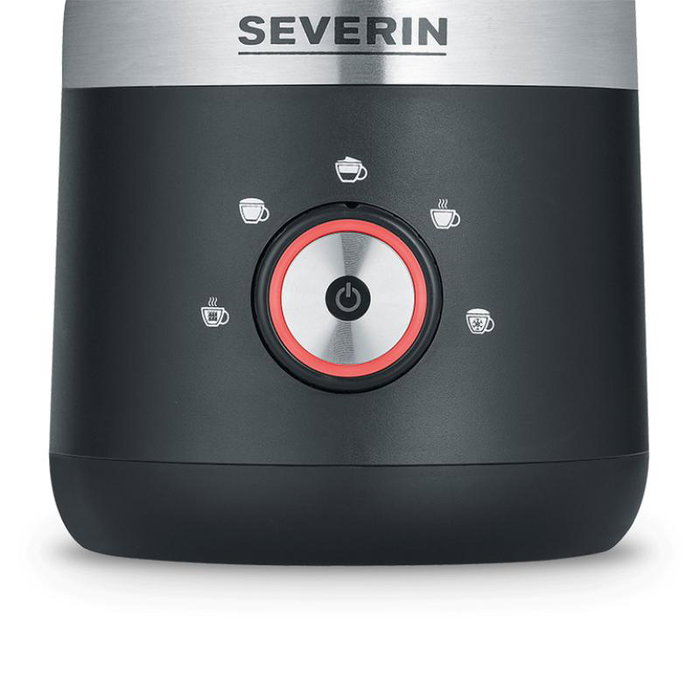 Severin SM 3588 Mousseur à lait en acier inoxydable