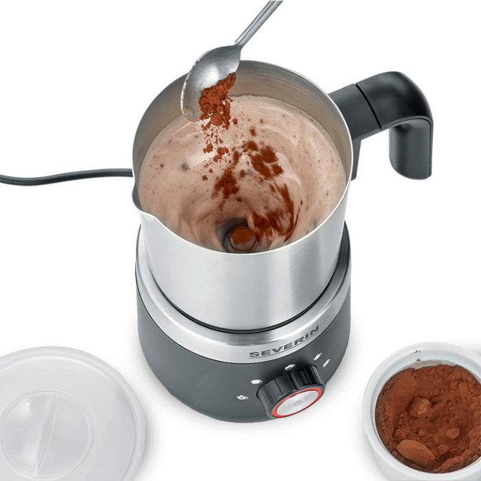 Severin SM 3588 Mousseur à lait en acier inoxydable