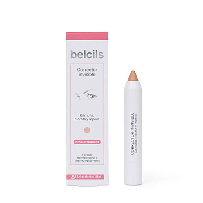 Belcils Correcteur Invisible Sensitive Eyes Stick 4,5g, Aloe Vera, Rose Musquée, Vitamine E