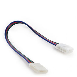 Connecteur Tira LED SMD5050 10mm RGB 4 voies double 12/24VDC
