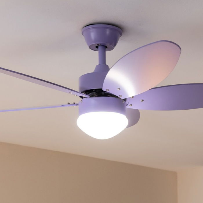Ventilateur de Plafond avec Lumière Cecotec EnergySilence Aero 4260 Violet 18 W 40 W
