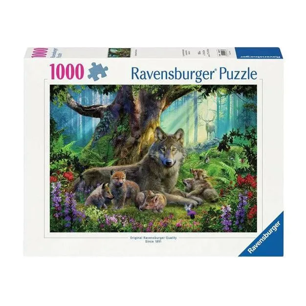 Ravensburger Puzzle Wolf in the forest 1000 pièces Ravensburger Puzzle Wolf in the forest 1000 pièces