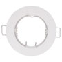 GSC Evolution Aro fijo Fana rond encastrable Ø77mm Blanc mat