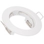 GSC Evolution Aro fijo Fana rond encastrable Ø77mm Blanc mat
