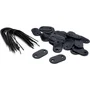 Nature - Set de 26 fixations pour maille avec attache et brin - Gris anthracite