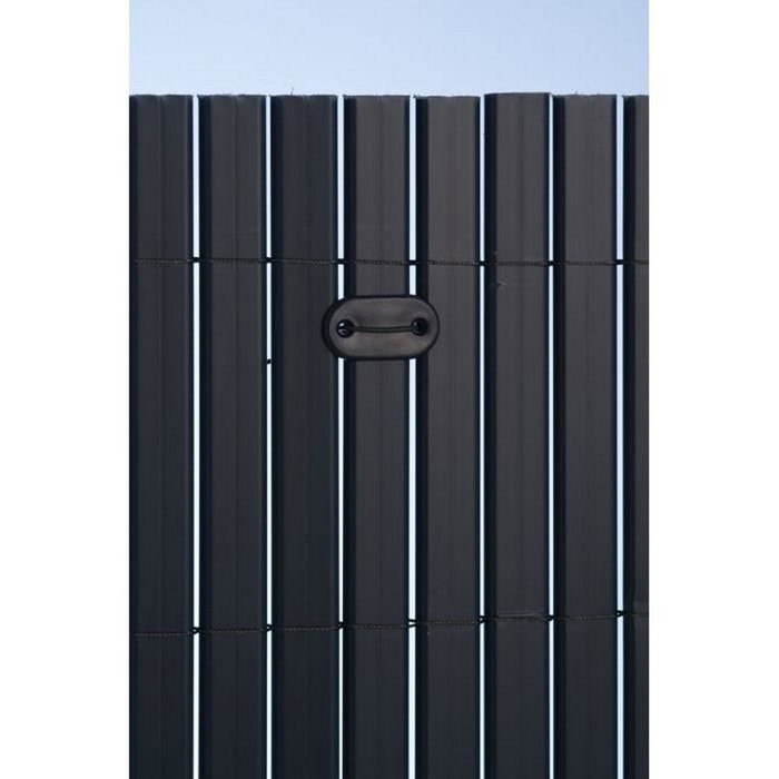 Nature Set de 26 fixations pour mailles, gris anthracite