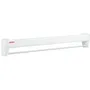 Leifheit Séchoir Mural Telegant 36 Protect Plus 83201, Étendoir Dépliable 5 Barres Inox Longueur 3.6 m, Blanc