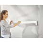 Leifheit Séchoir Mural Telegant 36 Protect Plus 83201, Étendoir Dépliable 5 Barres Inox Longueur 3.6 m, Blanc