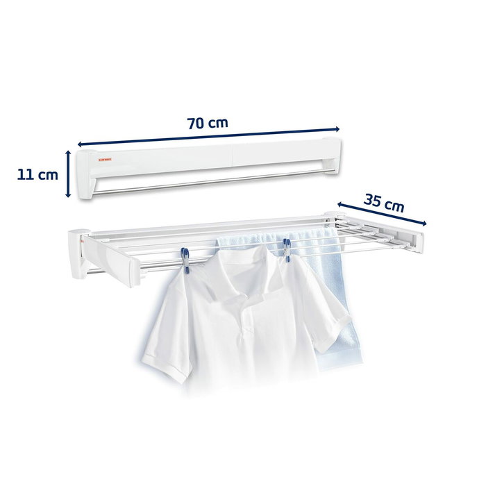 Leifheit Séchoir mural Telegant 36 Protect Plus 83201