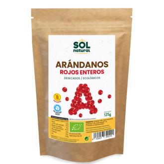 SOLNATURAL Canneberges bio du Canada 125g SOLNATURAL Canneberges bio du Canada 125g