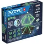 Geomag Glow Recycled - Coffret de construction magnétique luminescent - 42 pièces - Jeu éducatif avec plastique 100% recyclé