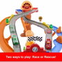 Mattel Cars Piste de Course Rescue Road - Coffret de quatre véhicules Disney Pixar Cars