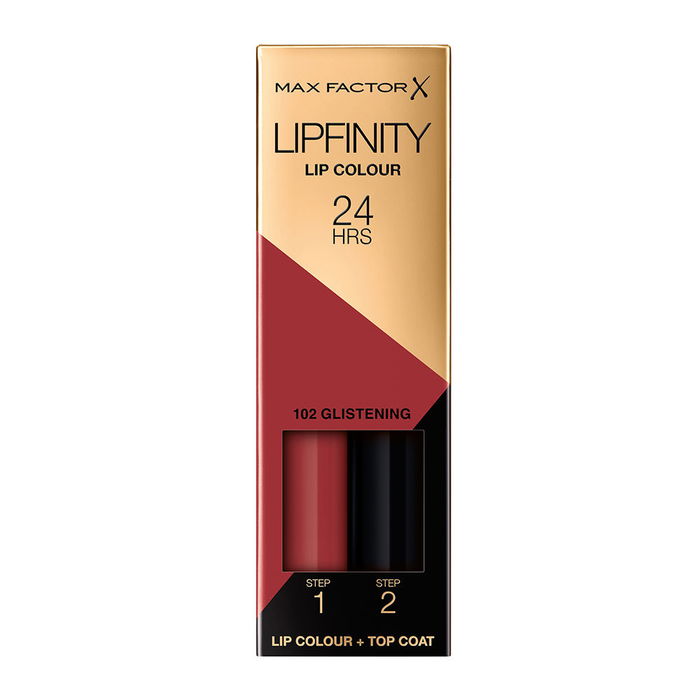 Max Factor LIPFINITY Classic #102 Glistening Reflections Rouge à Lèvres Liquide 2ml Fini Brillant Longue Tenue 24h