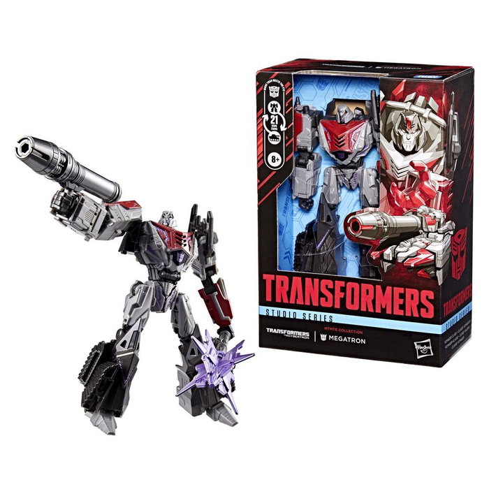 Hasbro Transformers Studio Series MTMTE Collection Figurine Megatron War for Cybertron 16,5 cm avec canon et masse