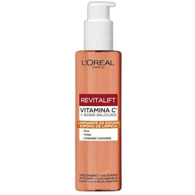 L'Oréal Paris Revitalift Vitamine C + Acide Salicylique Mousse Nettoyante 150 ml L'Oréal Paris Revitalift Vitamine C + Acide Salicylique Mousse Nettoyante 150 ml