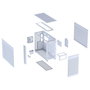 Asus 90DC00V3-B39000 Boîtier ATX semi-tour Blanc