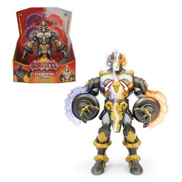 Famosa Figura Titan Gormiti Série 3 avec Lumières et Sons, Figurine de 22 cm à Double Face, Âge Recomandé: 4 Ans et Plus