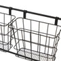 BigBuy Home Porte-rouleaux de Cuisine Noir Naturel Fer