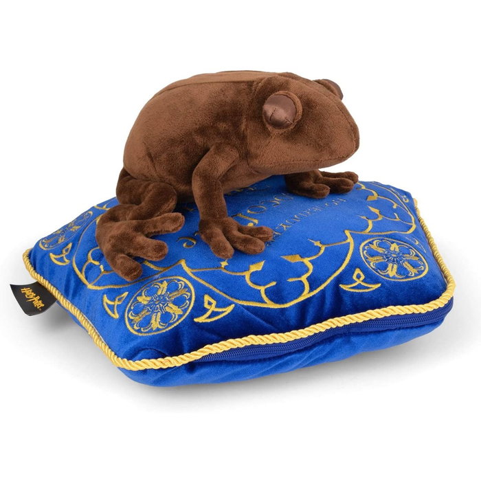 The Noble Collection Peluche Harry Potter Grenouille en Chocolat avec Coussin