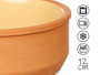 La Dehesa Set de 6 cazuelas en terre cuite 12 cm couleur moutarde (Set de 8)