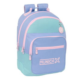 Cartable Munich Mellow Bleu Rose Celeste 32 x 42 x 15 cm