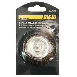 Mota Brosse cupule en fil de fer avec tige 50mm