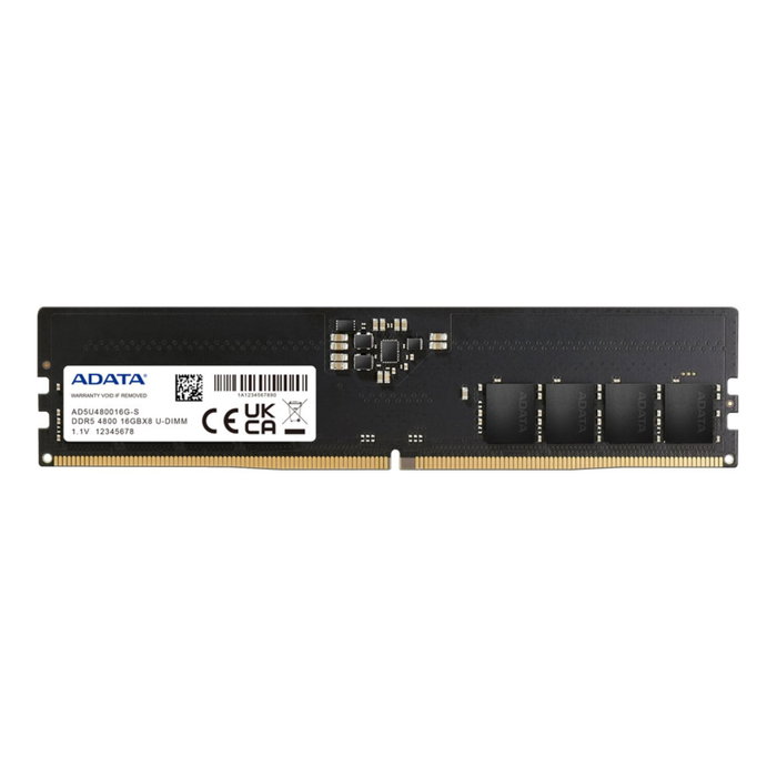 Adata Mémoire RAM DDR5 16GB UDIMM 4800 MHz Adata Mémoire RAM DDR5 16GB UDIMM 4800 MHz
