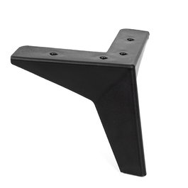 Q&Q Togo - Patte en plastique pour meuble 130x130 mm - Finitions Blanc Mat, Noir Mat, Bois - Référence H120, H100